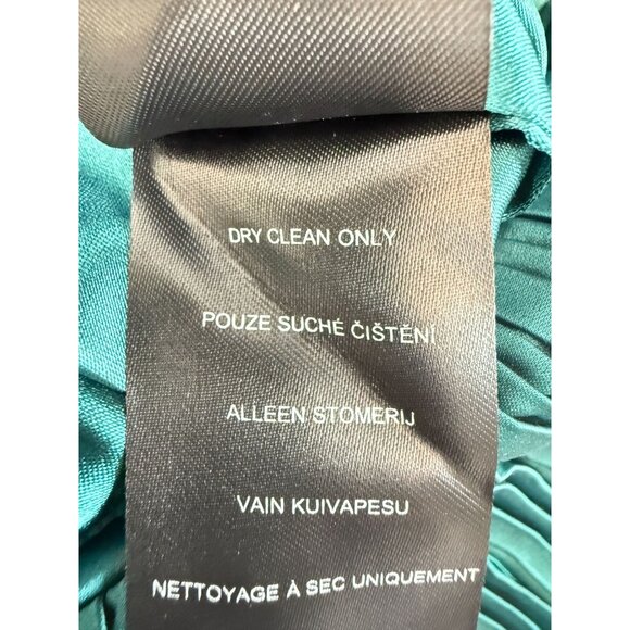 NWT Andrea Iyamah Linea Womens‎ Pleated Wide Leg Peplum Dressy Pants Teal M - Picture 6 of 11